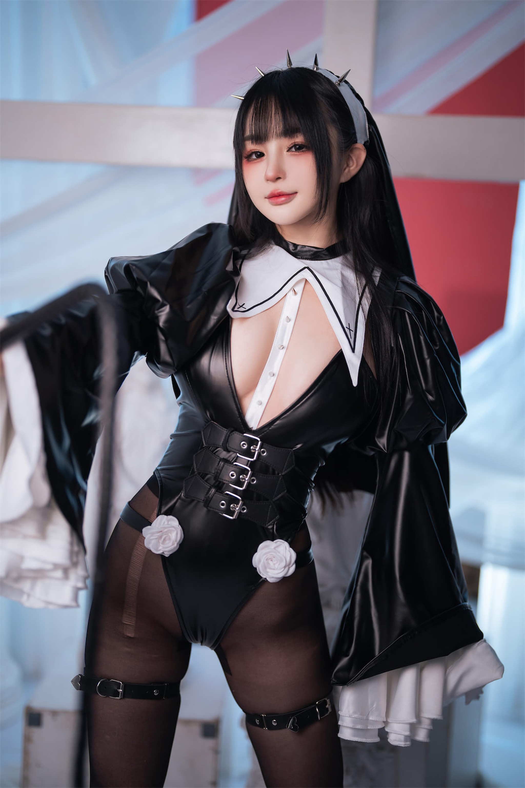 桜井宁宁 – NO.082 皮衣修女 [60P]-XikXak